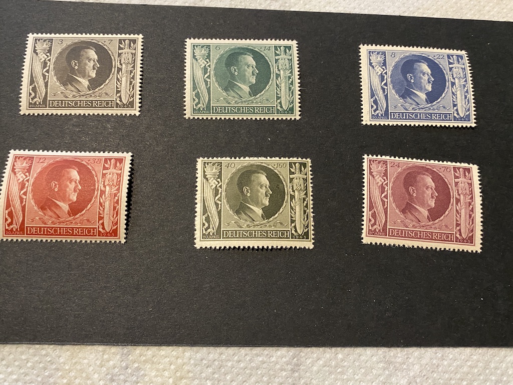 Adolf Hitler Post Stamps - full series+
