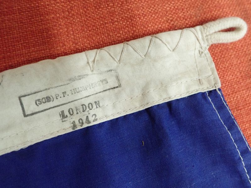 EXILED WW2 FRENCH NAVY FLAG | Spandau Militaria Shop