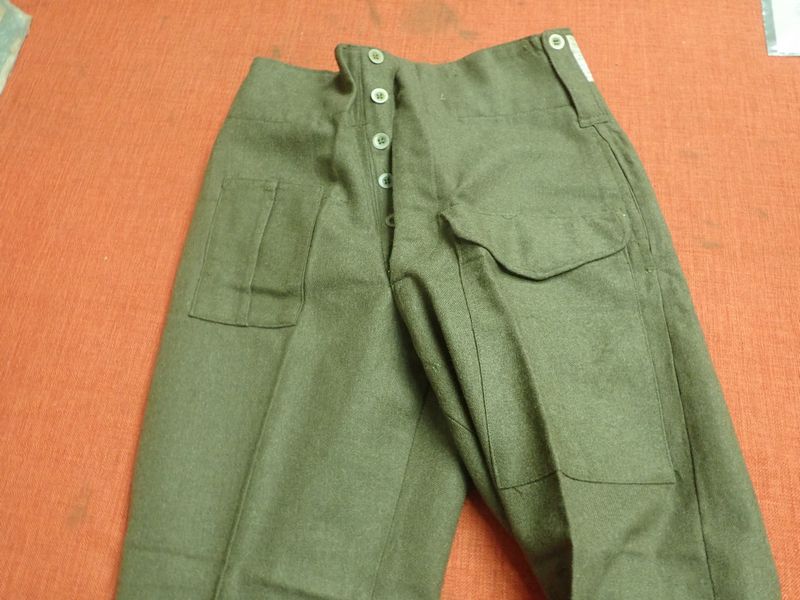 MINT PAIR OF WW2 BRITISH BATTLE DRESS TROUSERS | Spandau Militaria Shop